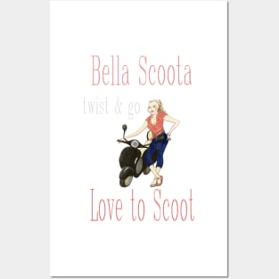 Scooter Girl Twist and go Posters and Art